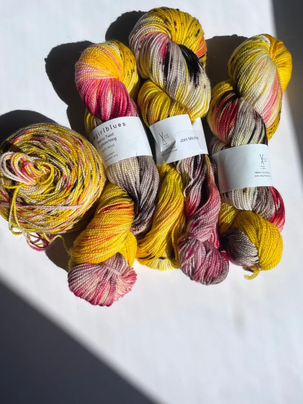 Cowgirl Blues Merino Twist yarn (skein lot)